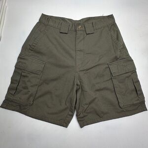 Men's Big Creek Vintage Olive Green‎ Cargo Shorts size 32 (D25)